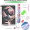 Japanese Landscape Diamond Painting Kits for Adults-5D DIY Full Drill Round Diamond Art Kits for Home Decor-Fantasy Scenery Diamond Dots Arts and Crafts for Gift